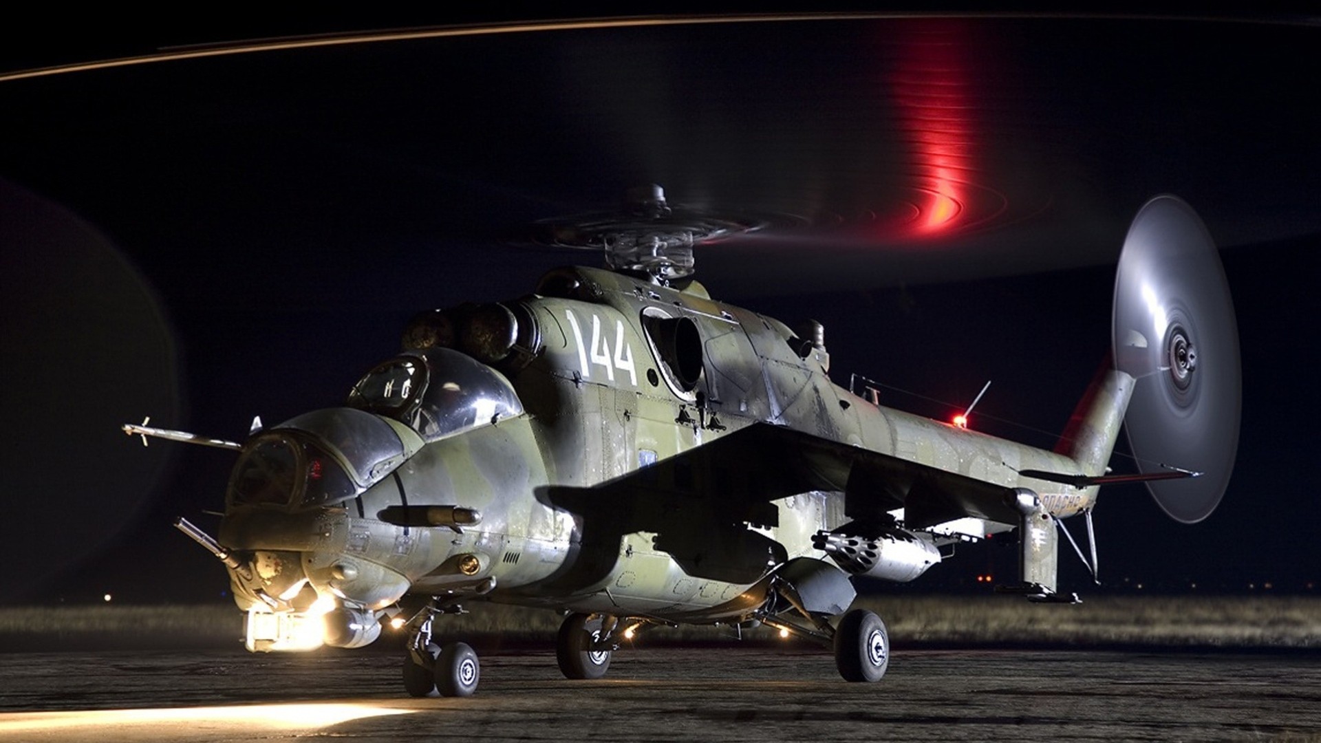 mi-24 avion nuit noir hélicoptère