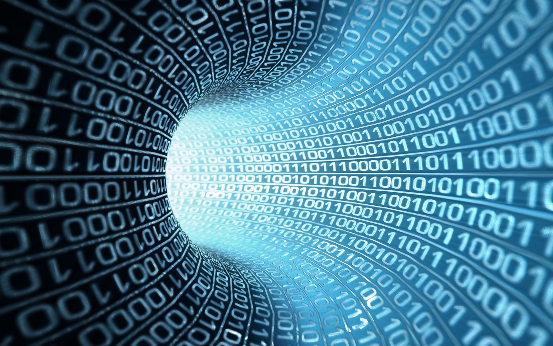 pipe tunnel network numbers binary code one zero