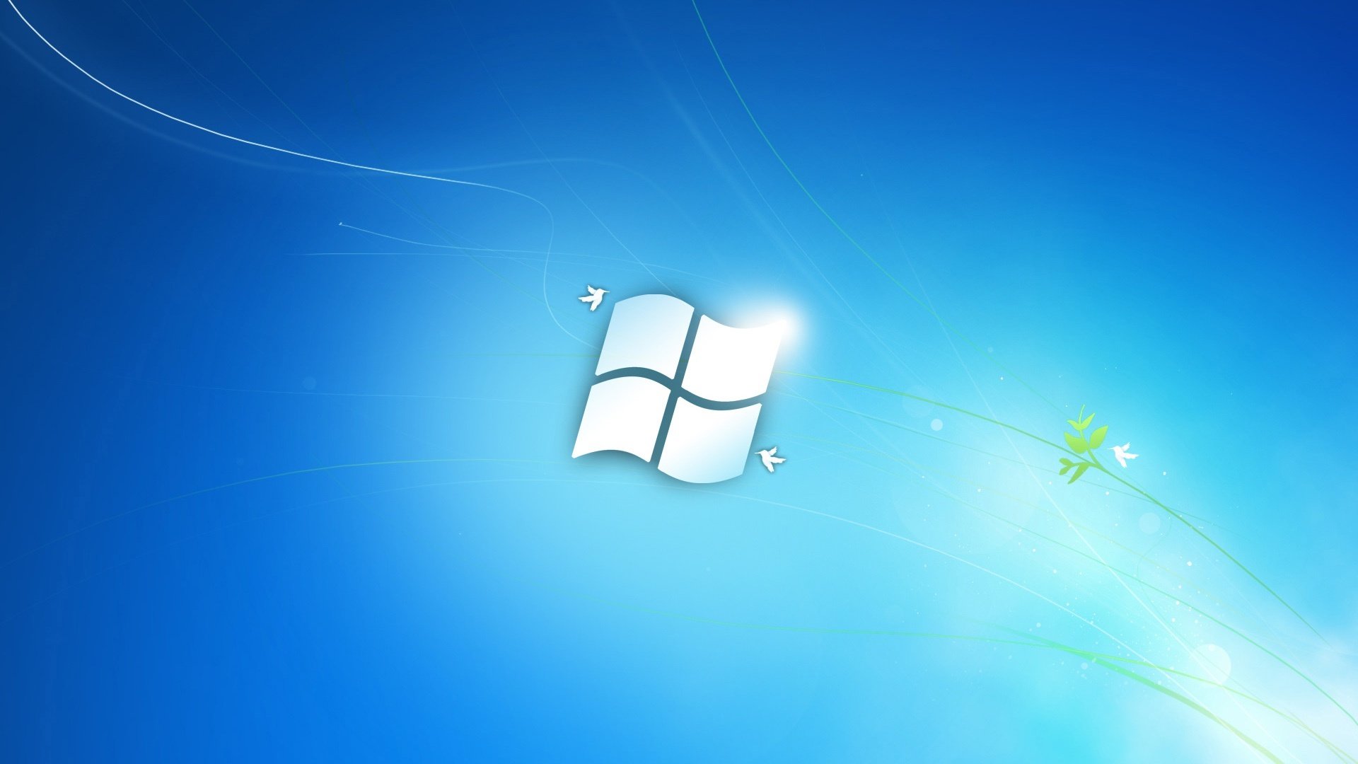 windows microsoft blau hintergrund