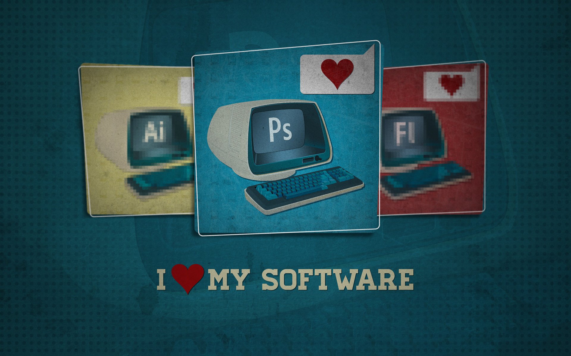 ich liebe meine software ich liebe meine software photoshop editor programm monitor tastatur