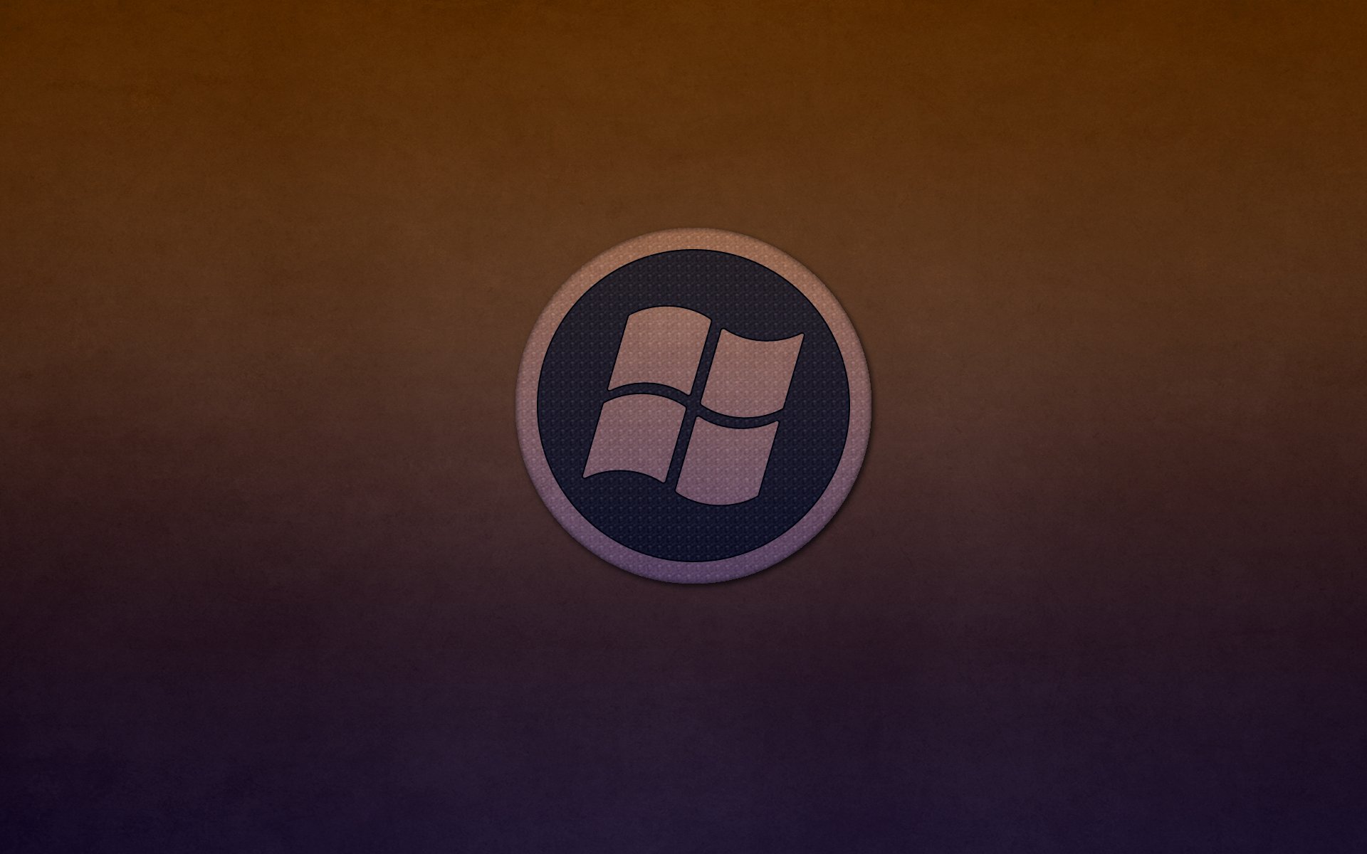 windows logo logo dark background circle