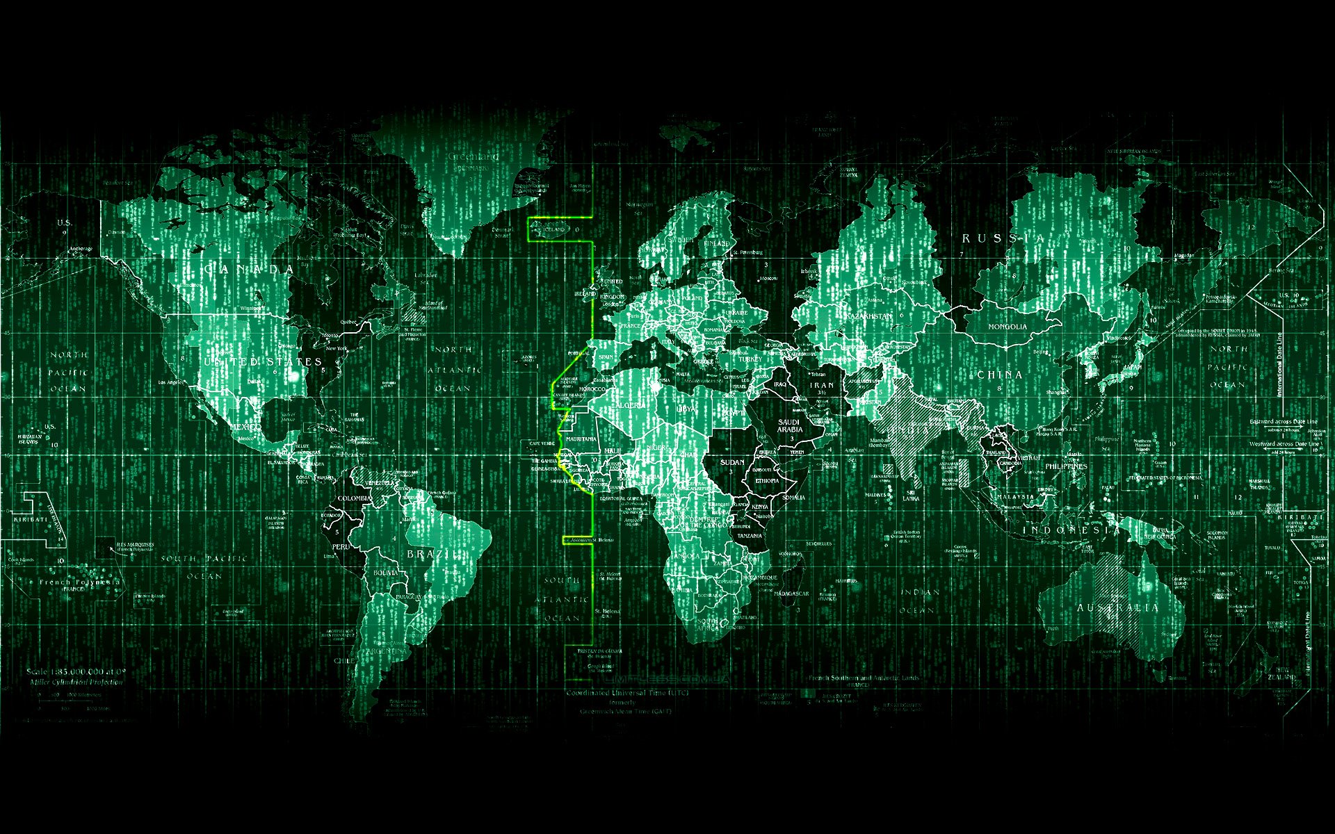 matrix krata świata mapa świat