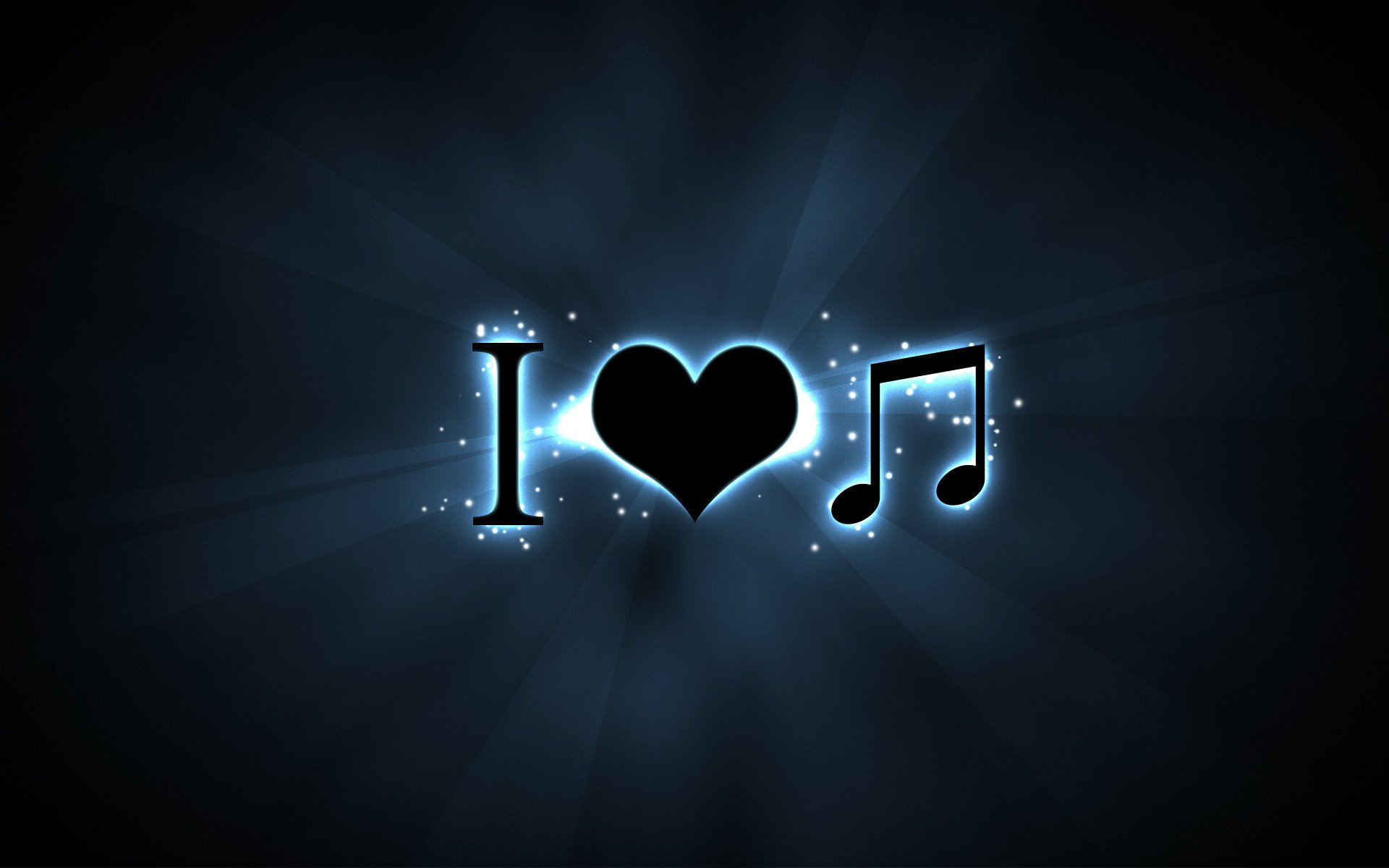 love the music signs heart