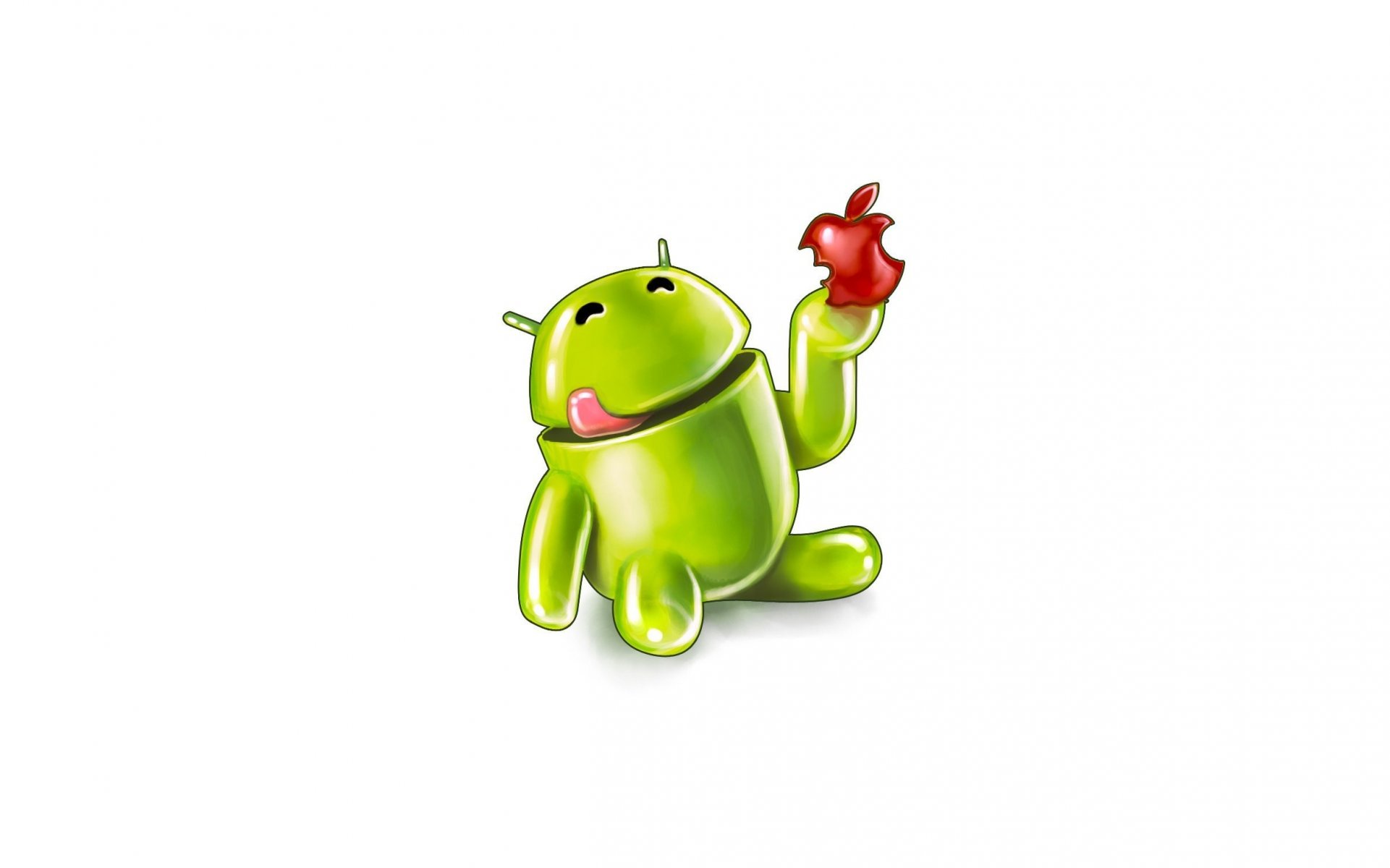 android apple eating