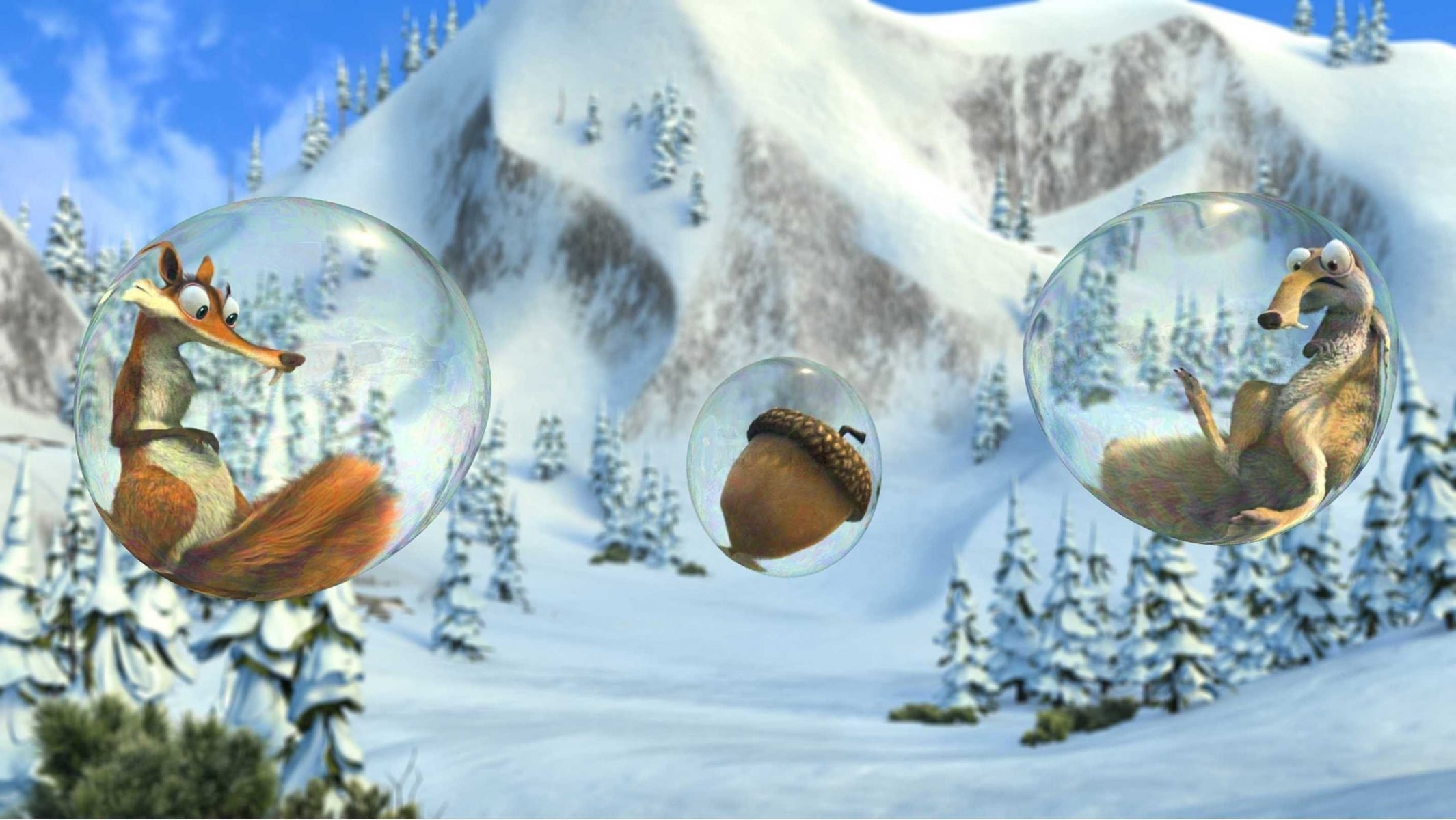 acorn ice age balls cartoon