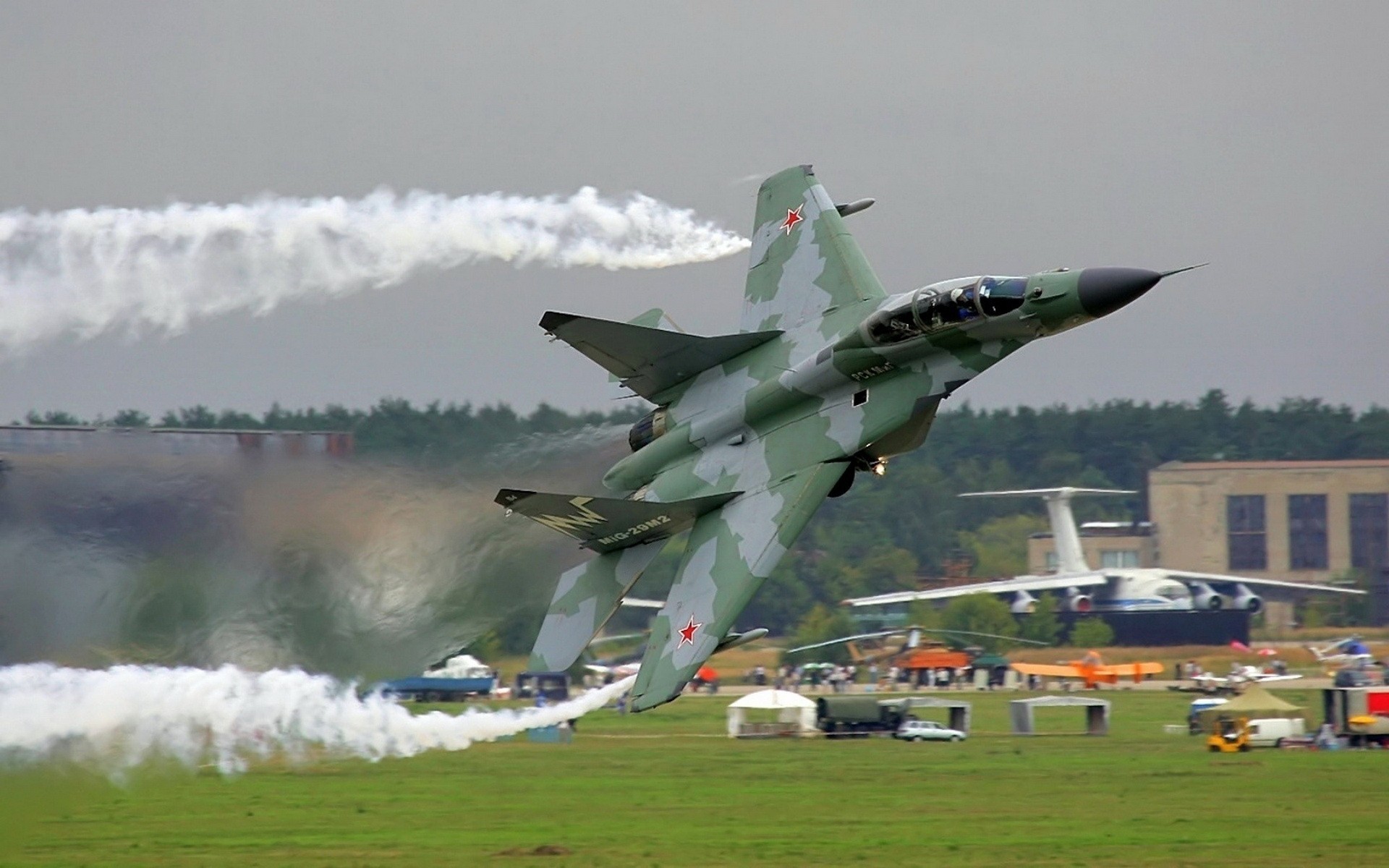 grau mig-29 flugzeug mig-15