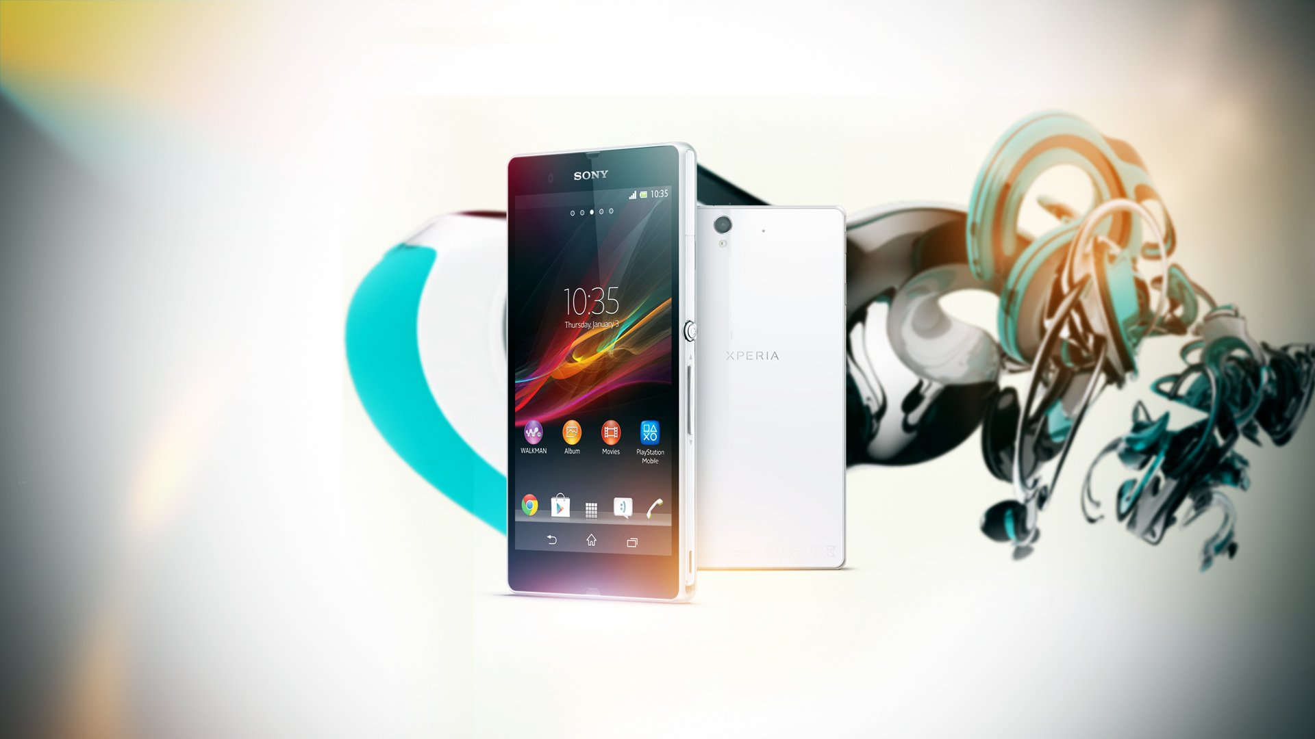 ony xperia g sony astratto bianco