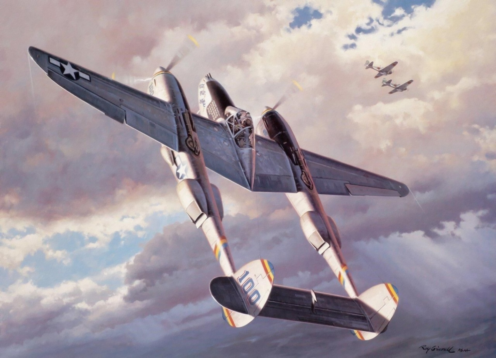 guerre avion combattant aviation art ww2 peinture