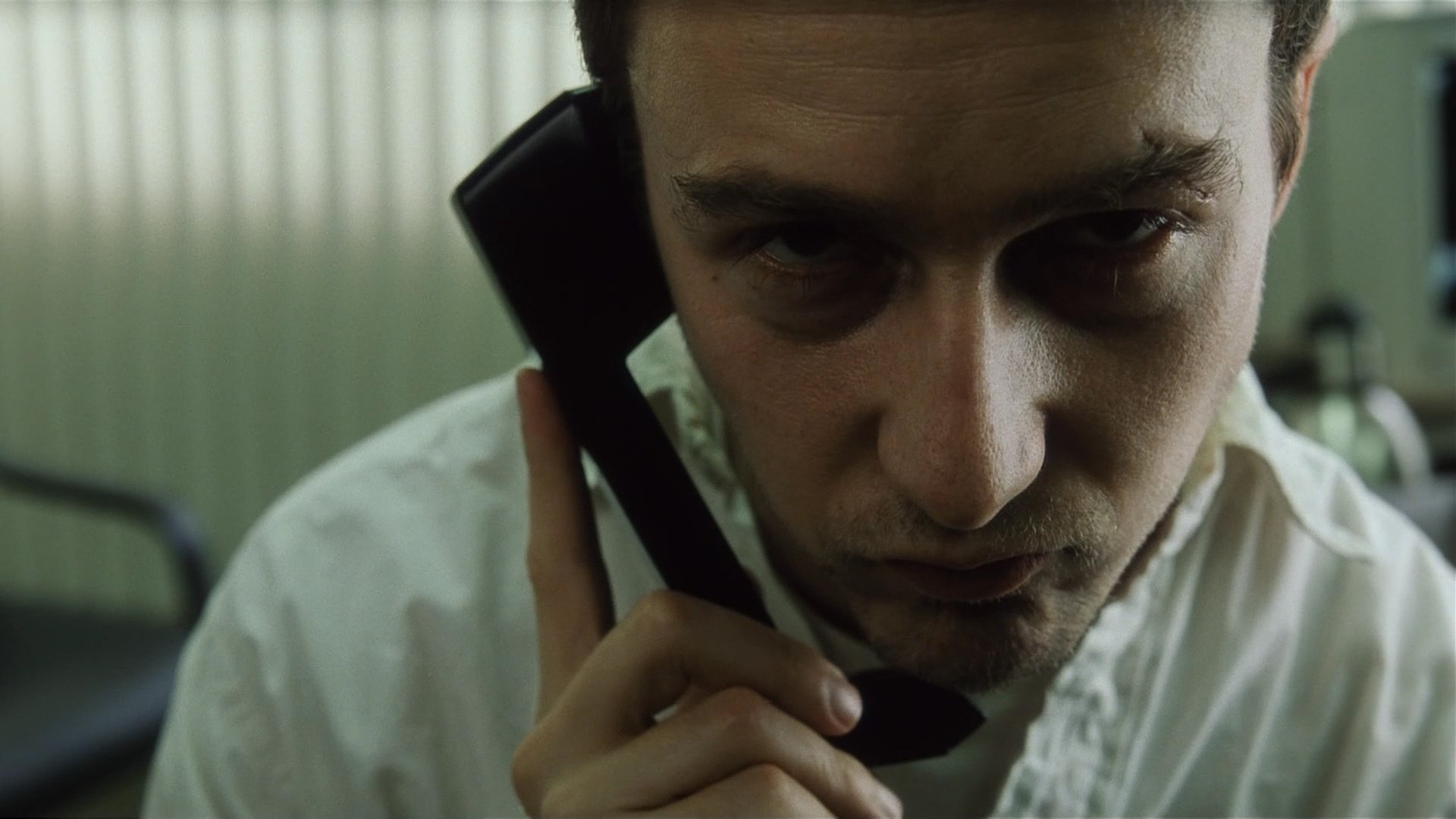 the idea fight club phone guy look face