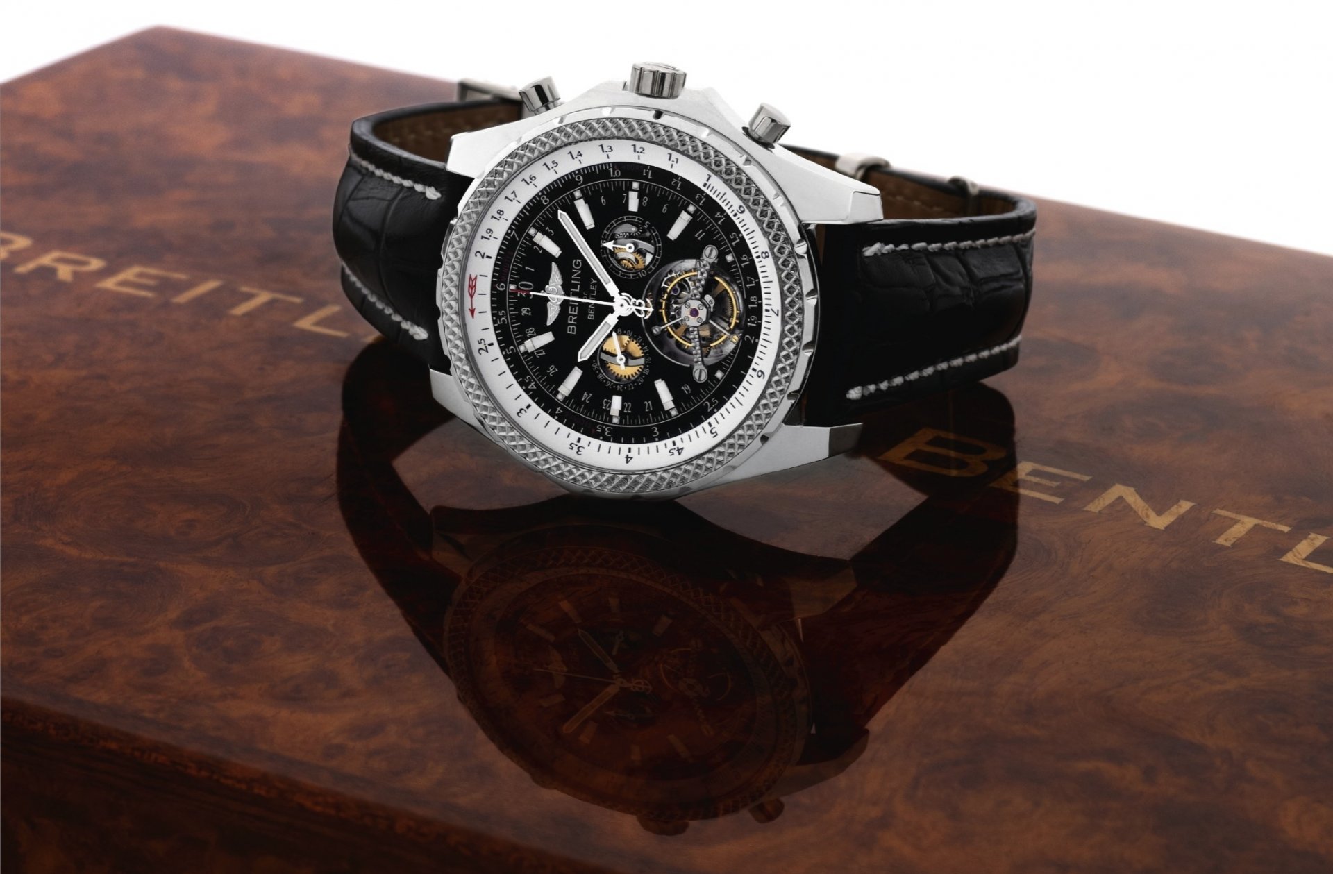 relojes breitling bentley platino mulliner cronógrafo aph tourbillon breitling