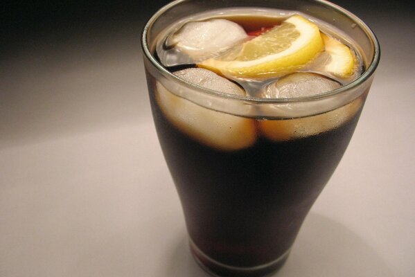 There is nothing better in the heat than a glass of cola with ice