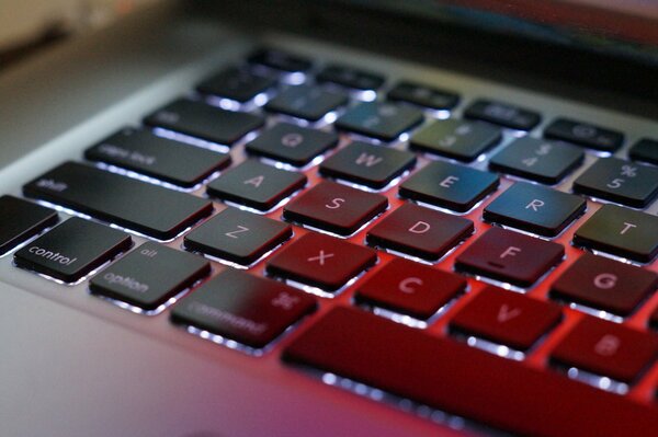 Beautiful Apple macbook keyboard
