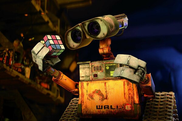 Walle di un fantastico cartone animato per bambini