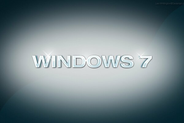 Windows 7 Company greeting inscription