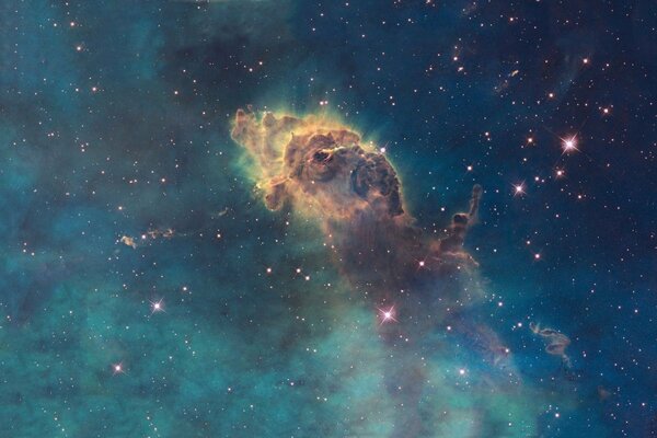 The nebula of cosmic space depth