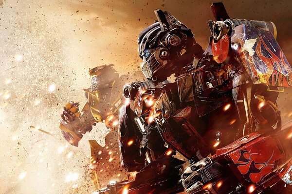 Película ciencia ficción robots Transformers