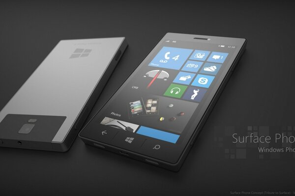 Windows phone 8 smartphone concept