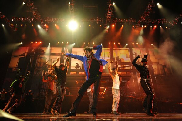 Foto dal concerto di Michael Jackson