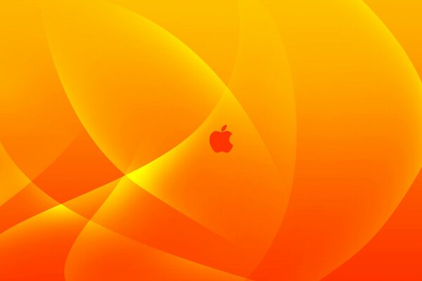 Orange-yellow apple logo