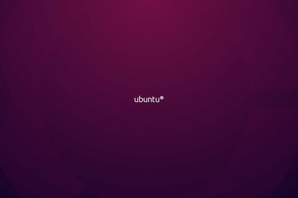 Minimalismo linux su sfondo viola