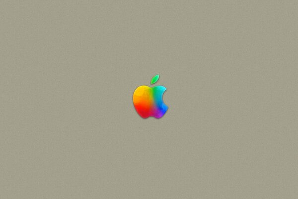 Multicolored apple logo