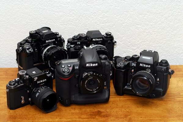 Nikon film camera, mirror