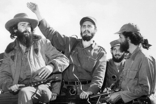 Foto storica di Fidel Castro