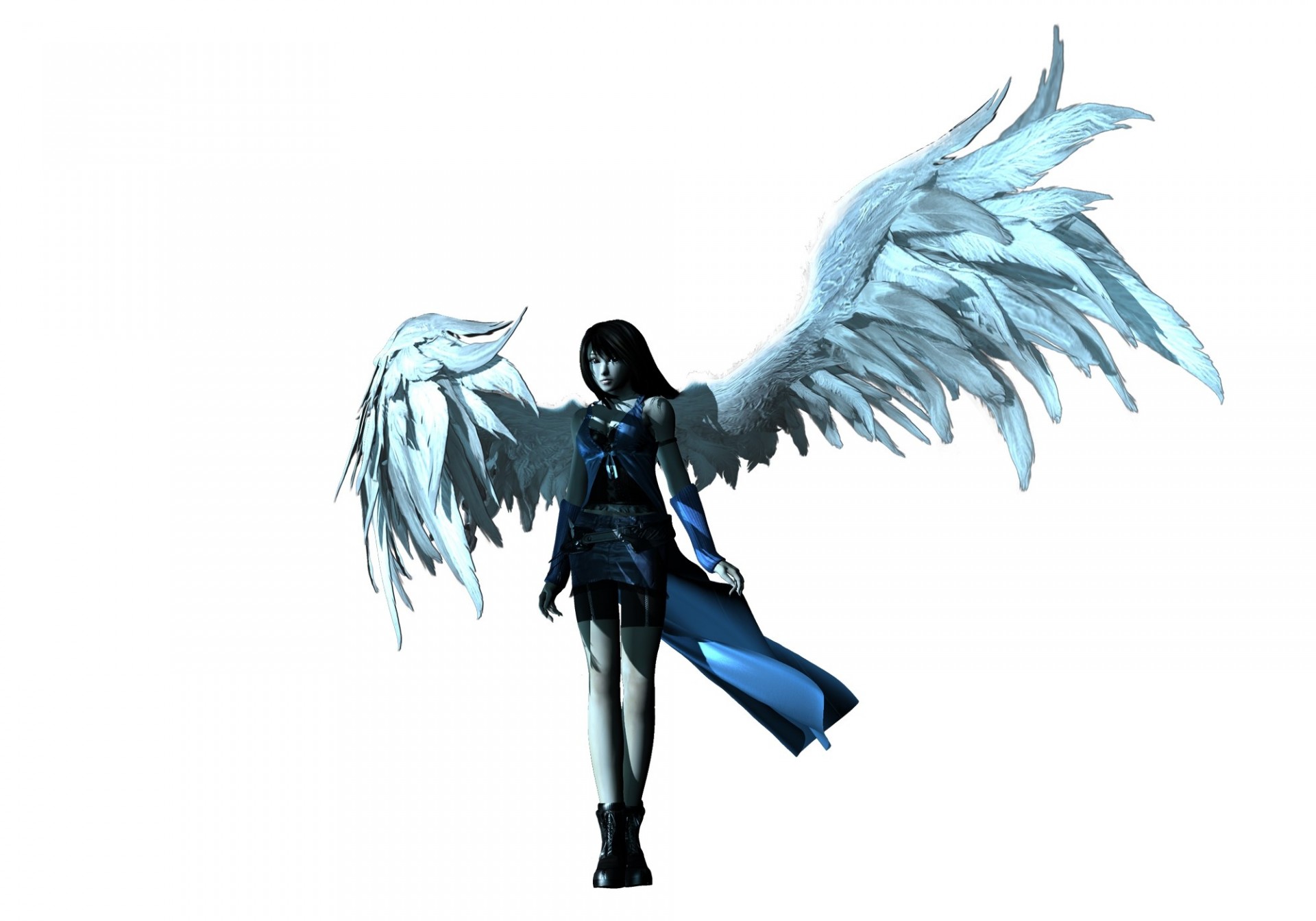 wings black hair