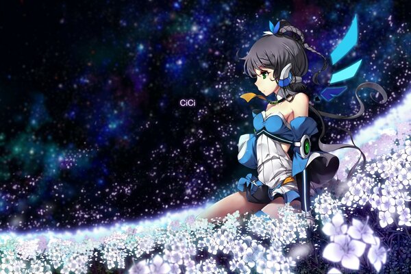 Anime Luo Tianyi dans l espace