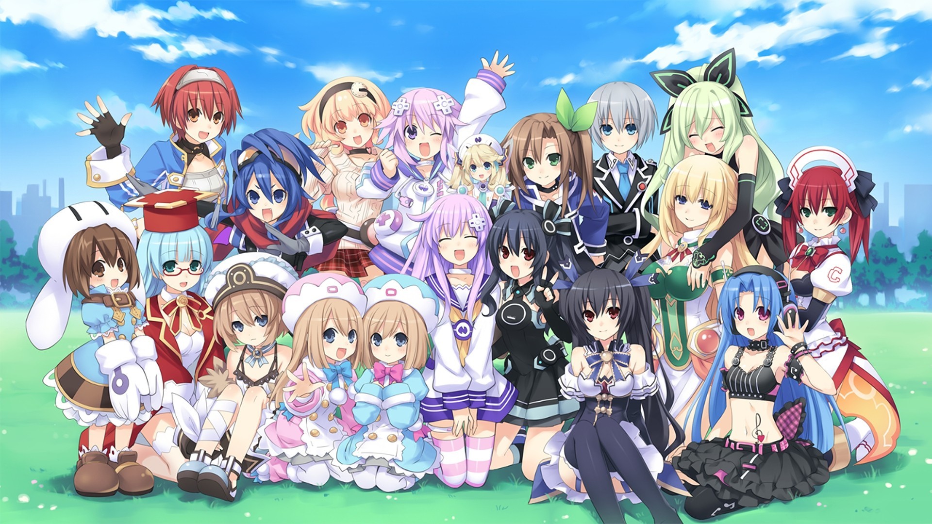 nepgear hakozaki chica neptune jinguuji kay nishizawa mine historie ram cave falcom hyperdimension neptunia mk2 noir yuni hyperdimension neptunia mk2