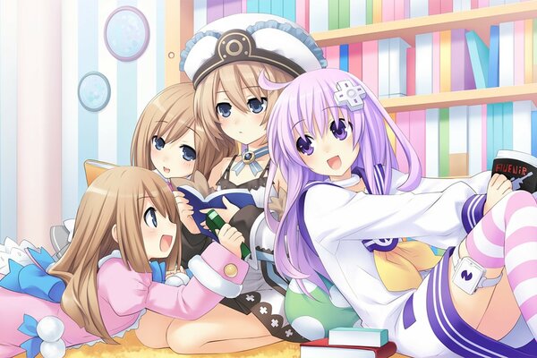 Nepgear anime character