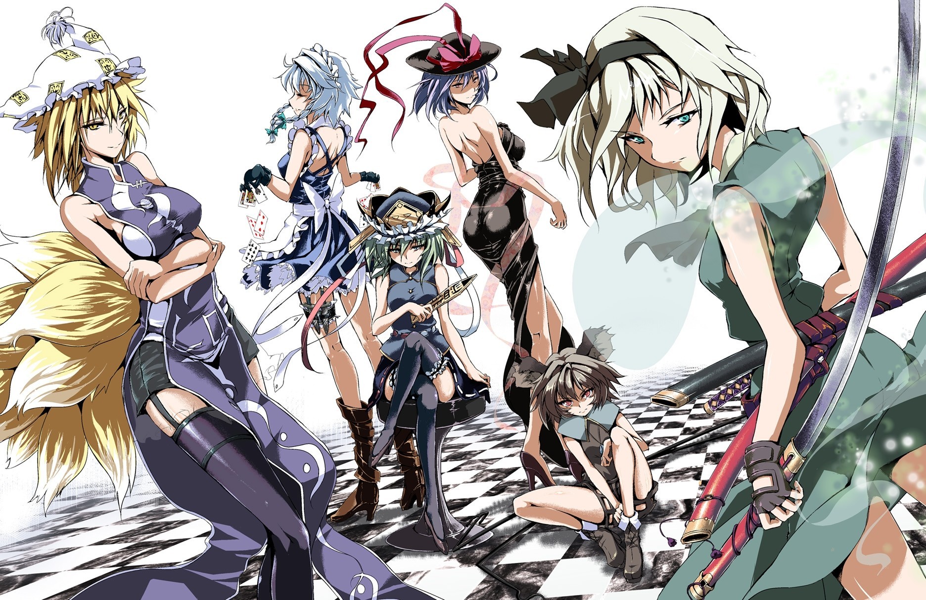 the group izayoi sakuya weapon konpaku youmu shikieiki yamaxanadu