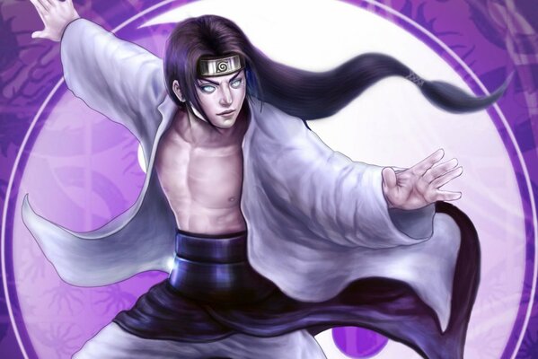 Neji en el estante del arte por Naruto