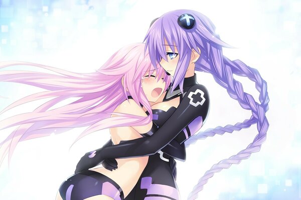 Sister. Purple heart. Animeshka