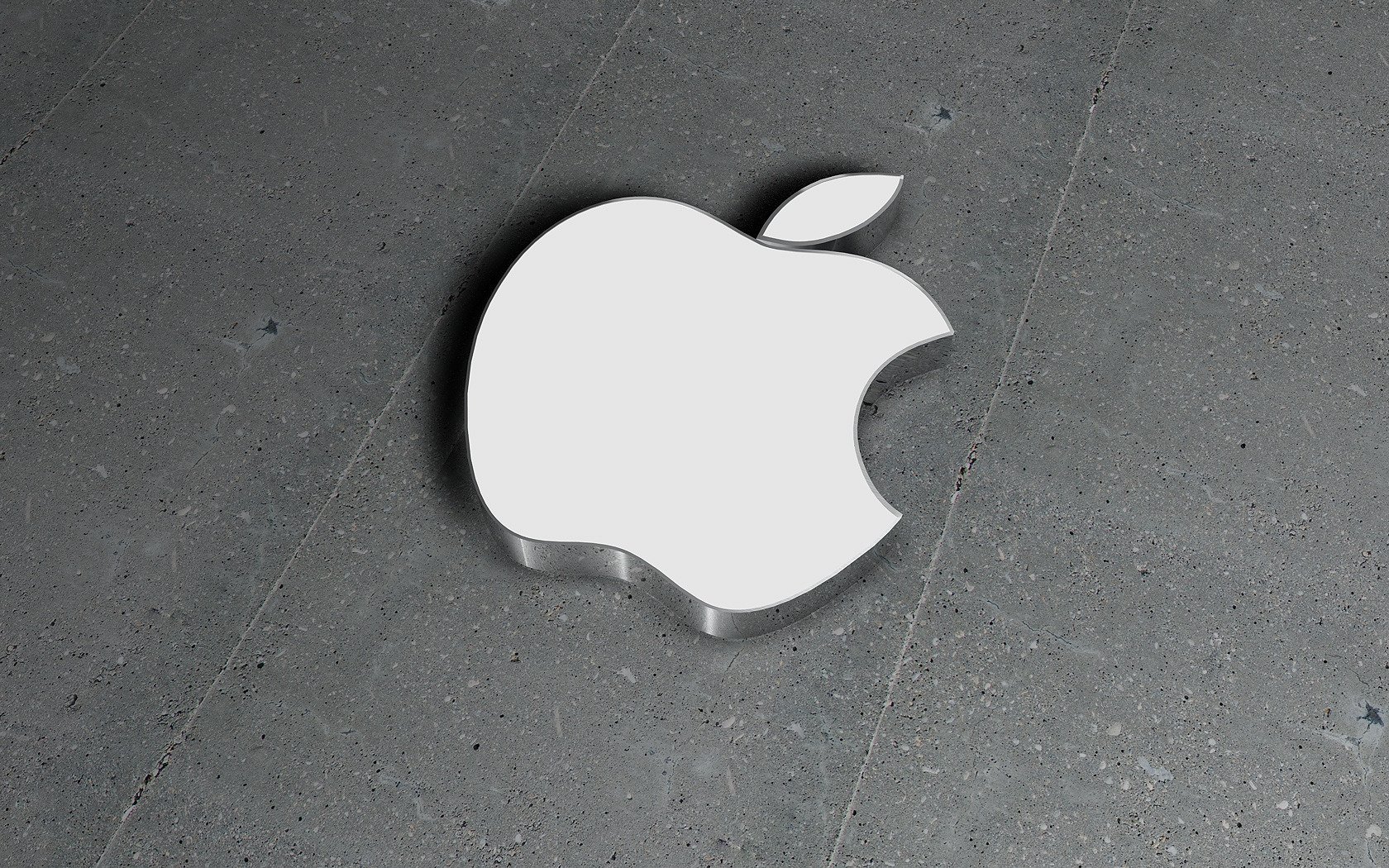 apple logo brand white