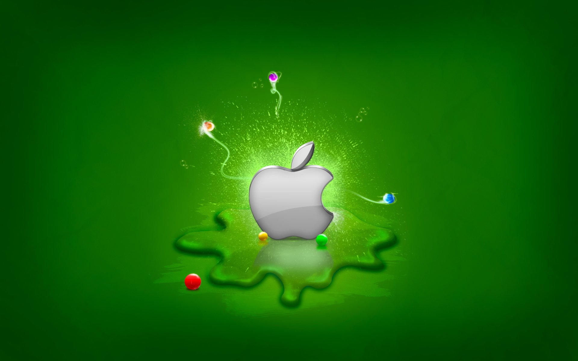 apple splash green