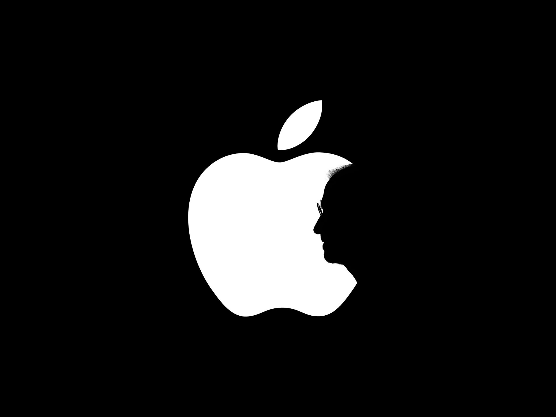 steve jobs apple logo apple ombre