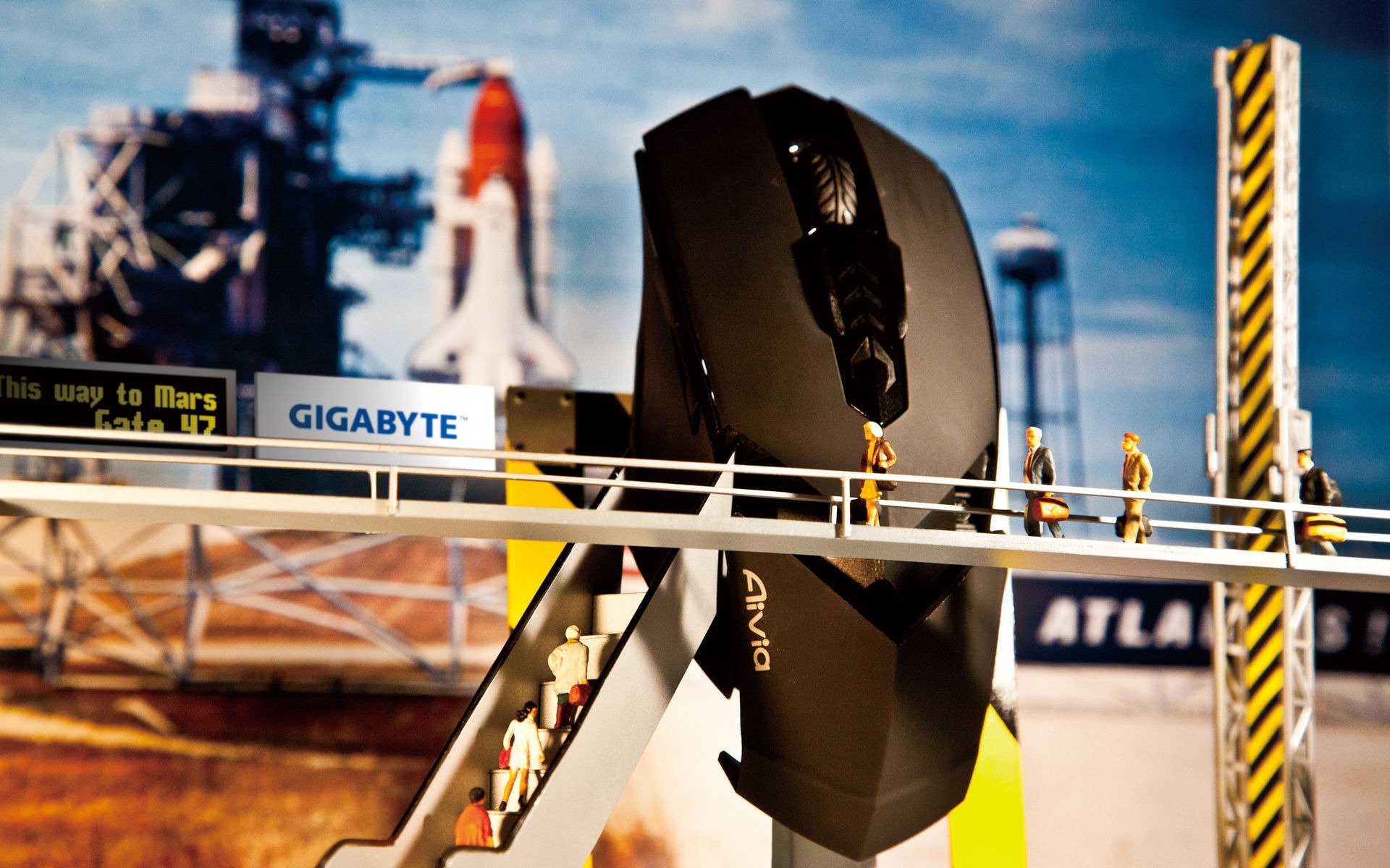 gigabyte aivia cosmodrome souris lancement sur mars