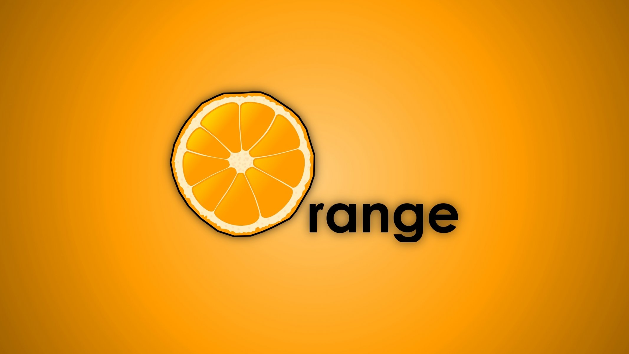 orange mac background