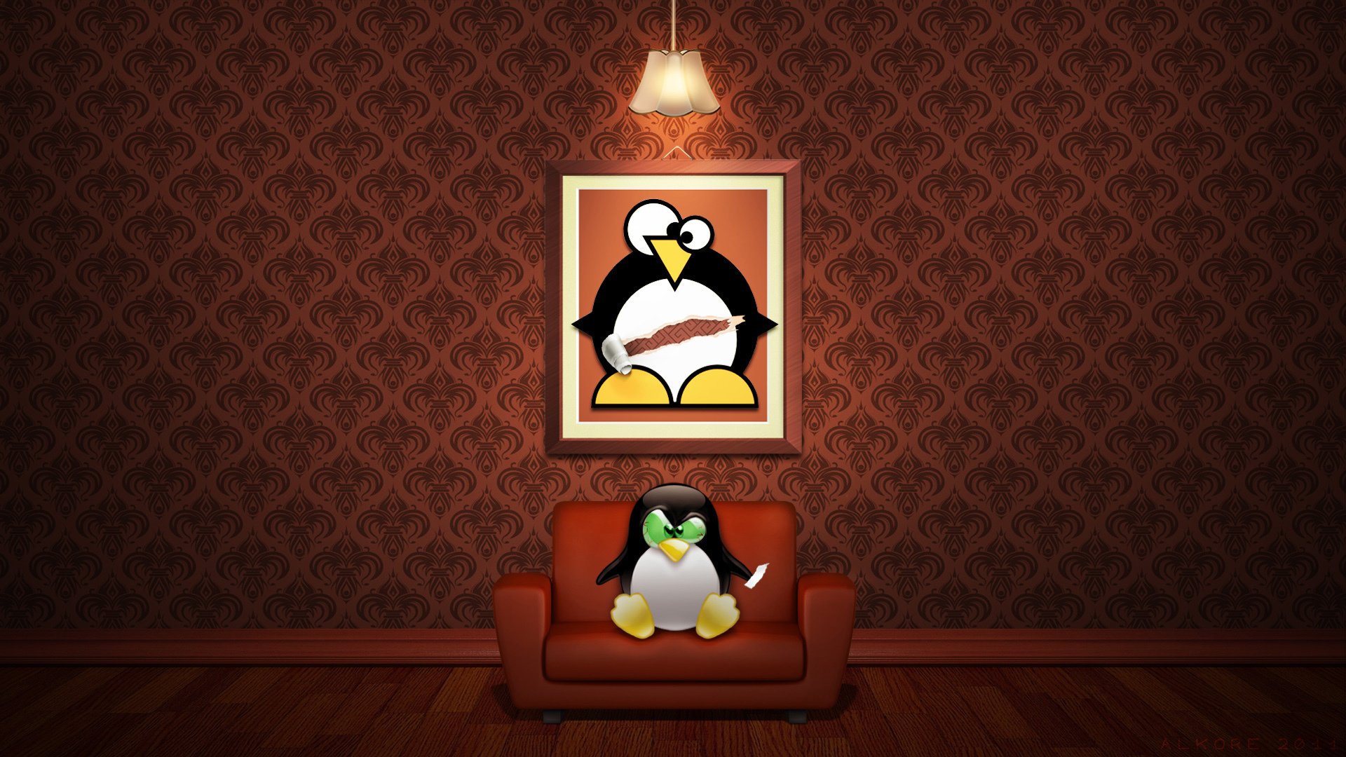 schön hintergrund minimalismus farbe linux