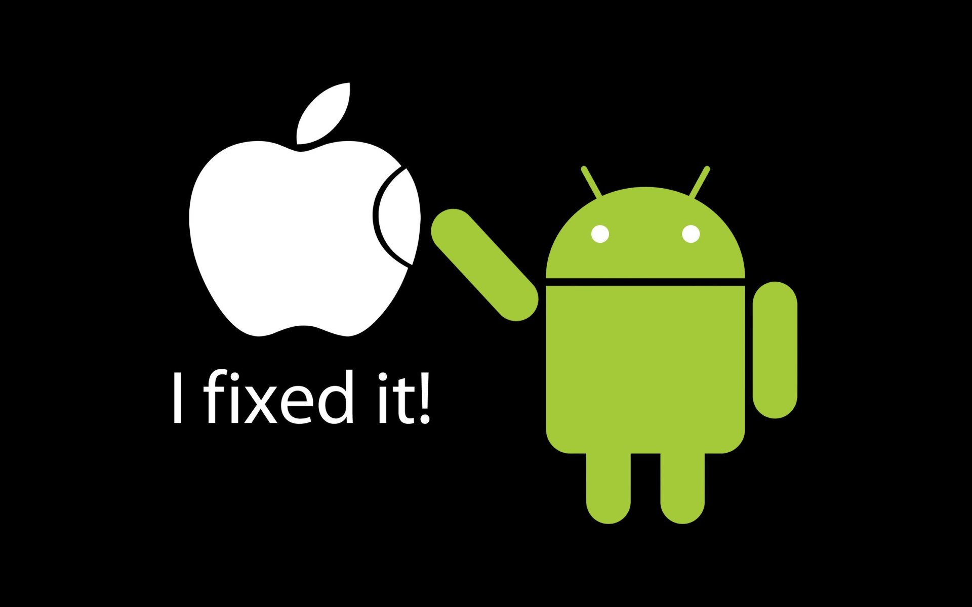 android android apple fixed installed it