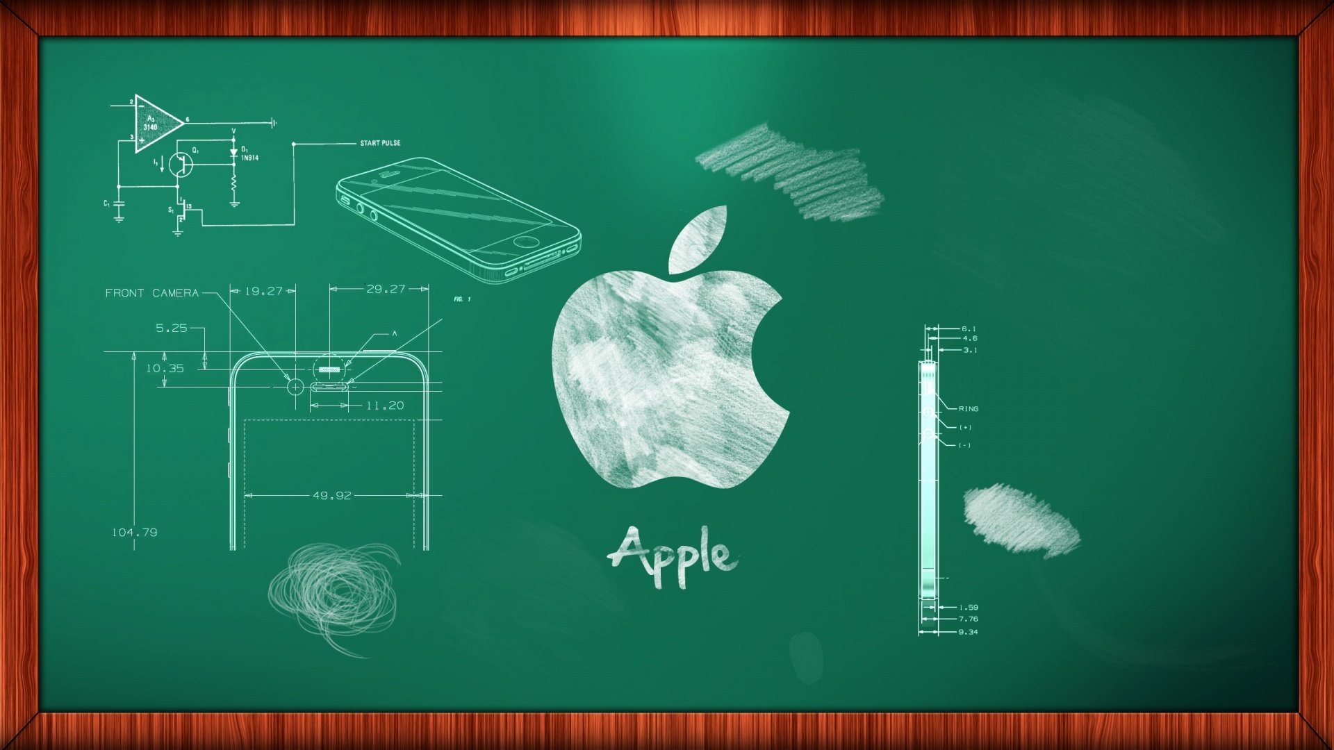 apple board chalk