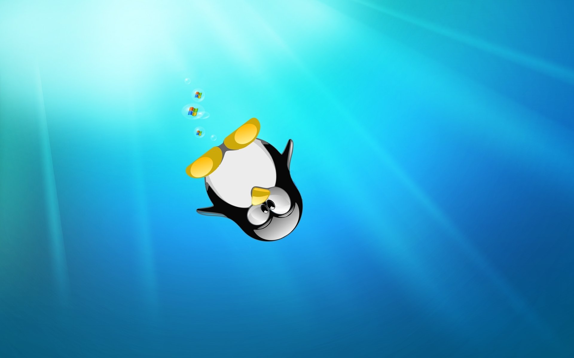 pinguino linux sfondi