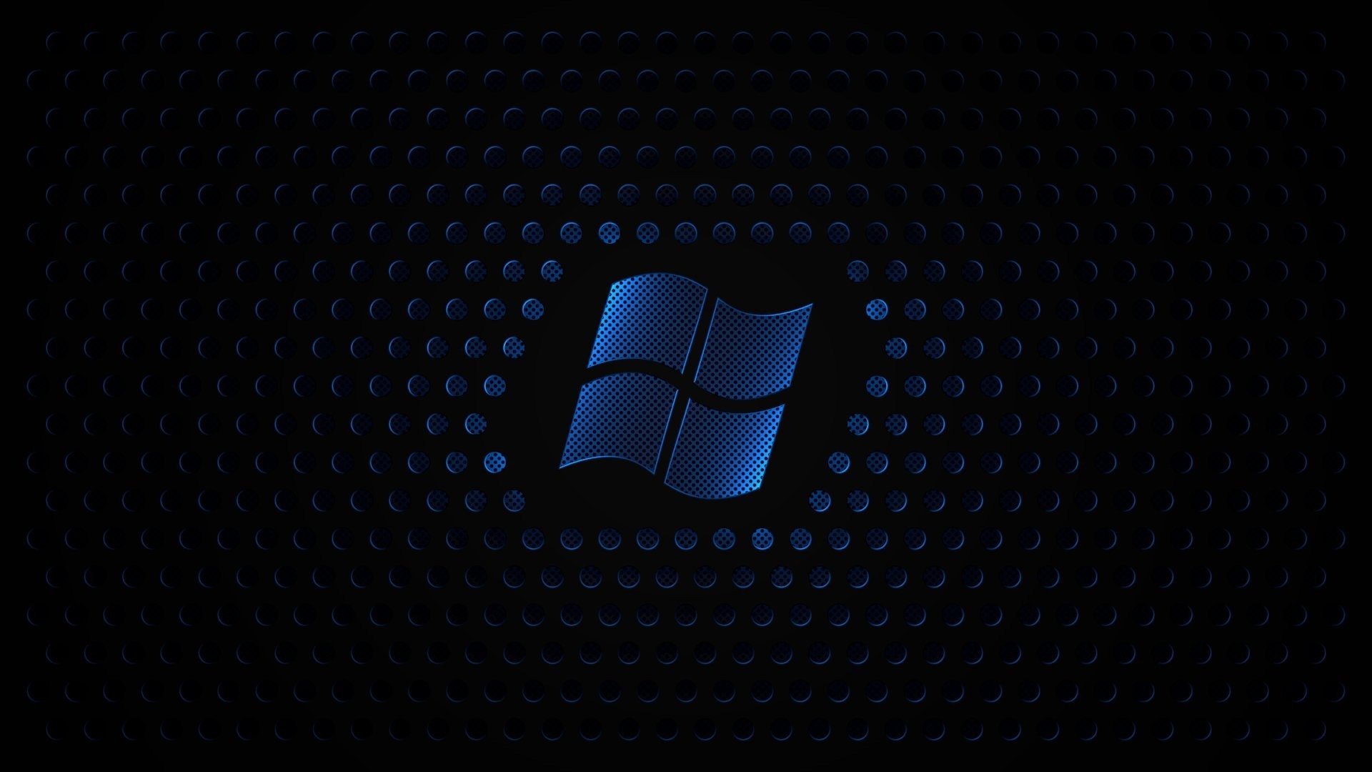 textures logo black background blue