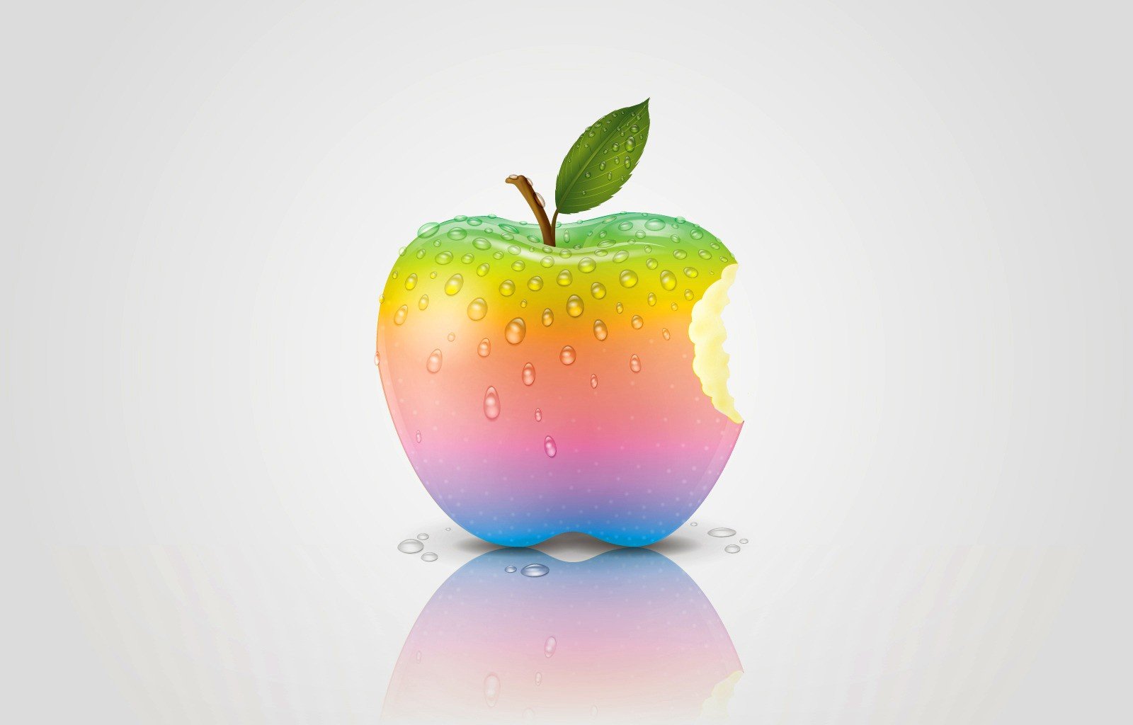 macintosh manzana arco iris