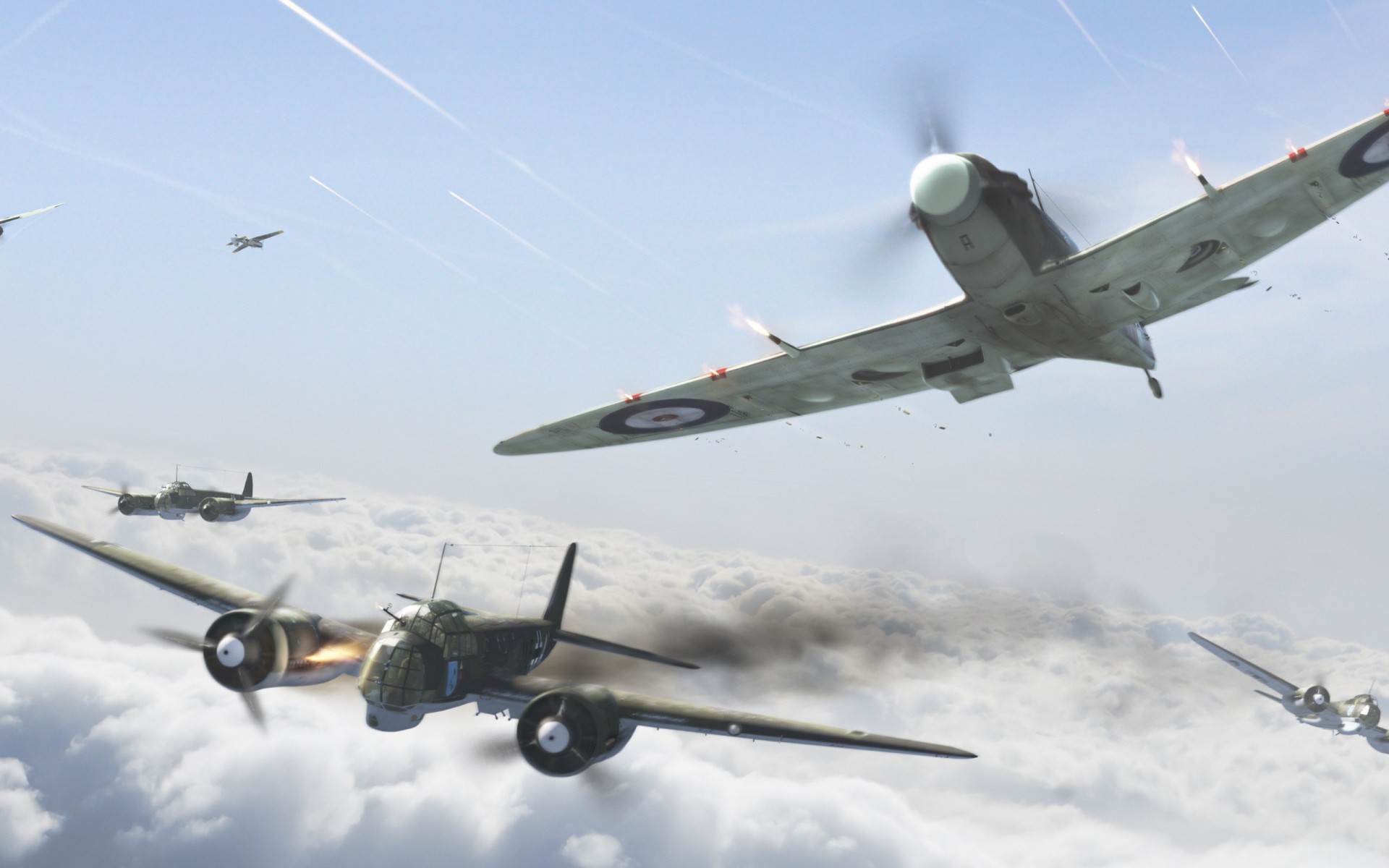 the second world war the british dogfight