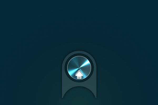 Arrow button blue background