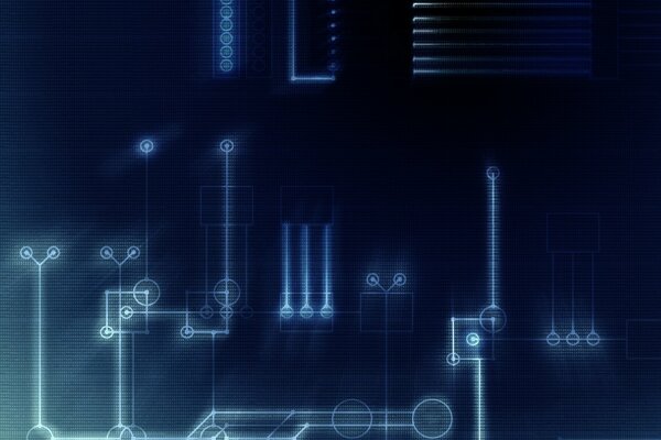 Ordered movement of electrons through the chip