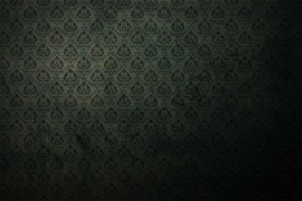 Classic wallpaper pattern in dark color