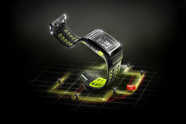 Изображение часов Nike с подсветкой